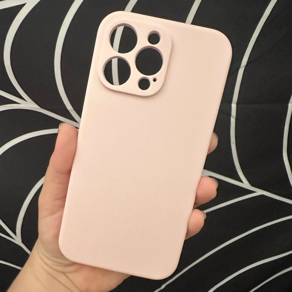 iPhone 14 Pro Max Pink silicone Case